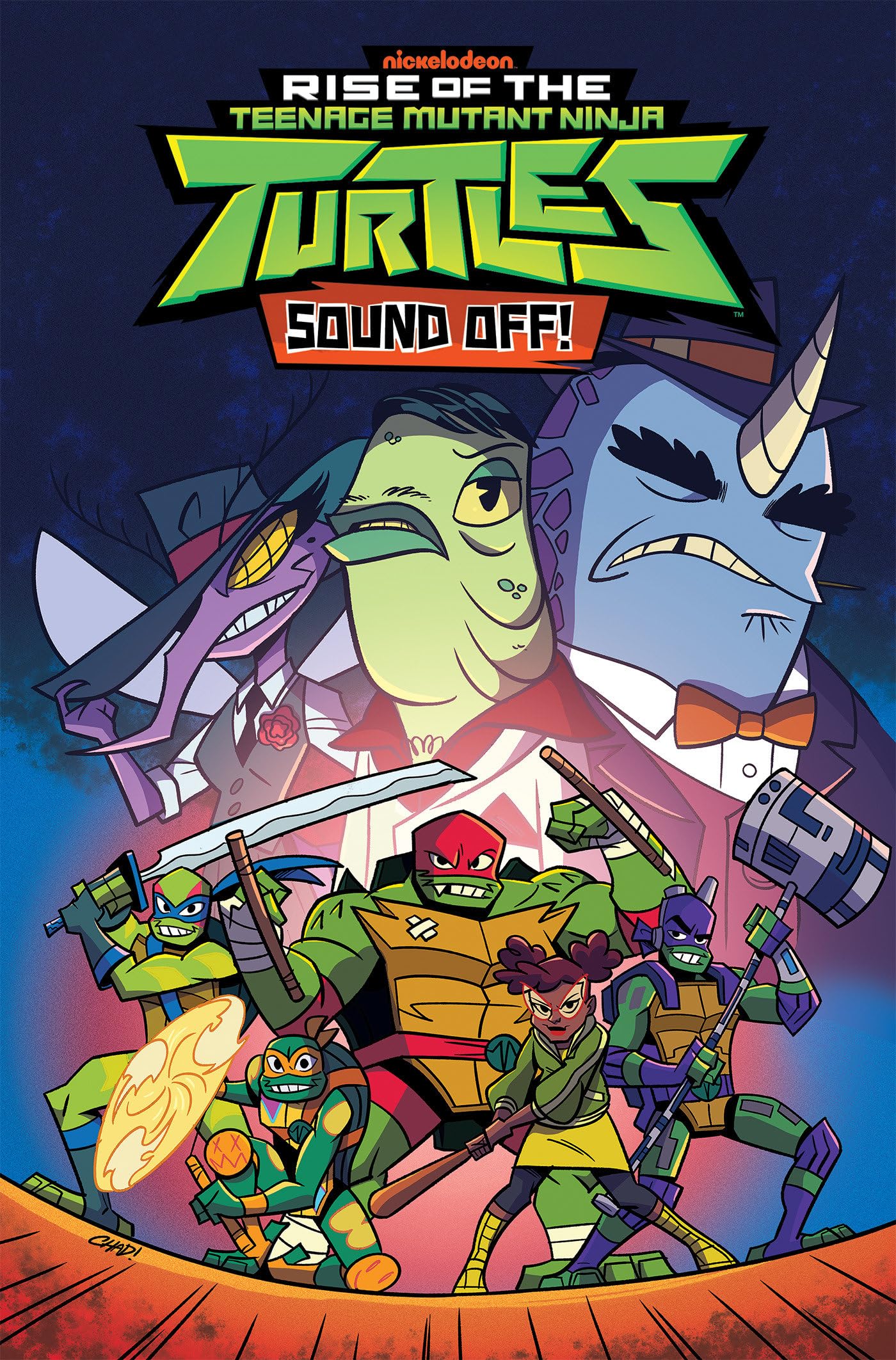 Rise of the Teenage Mutant Ninja Turtles: Sound Off! (Rise of TMNT) Manga