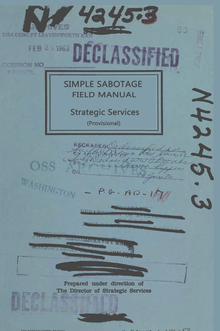 Simple Sabotage Field Manual General education