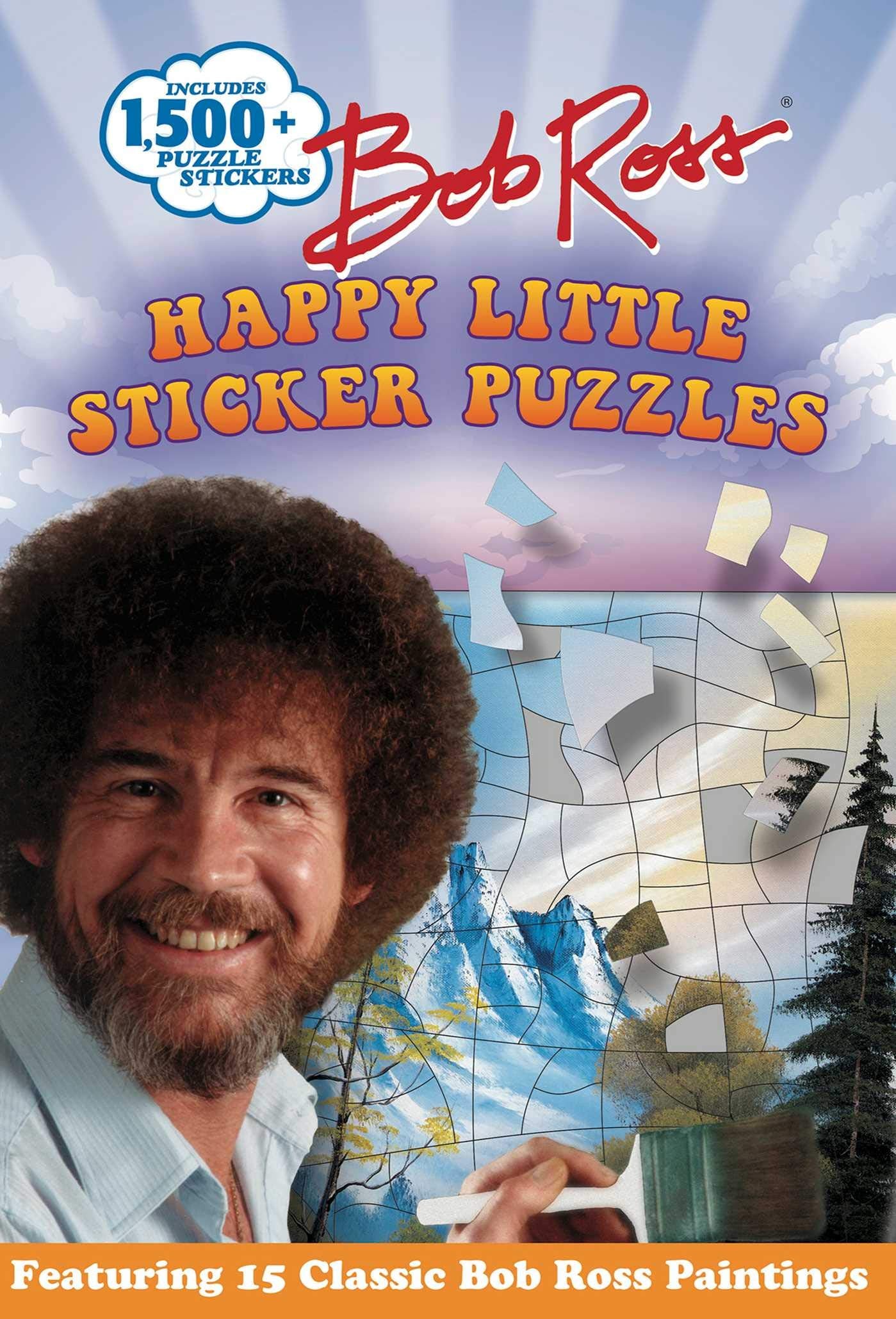 Bob Ross Happy Little Sticker Puzzles Film, Art & Culture