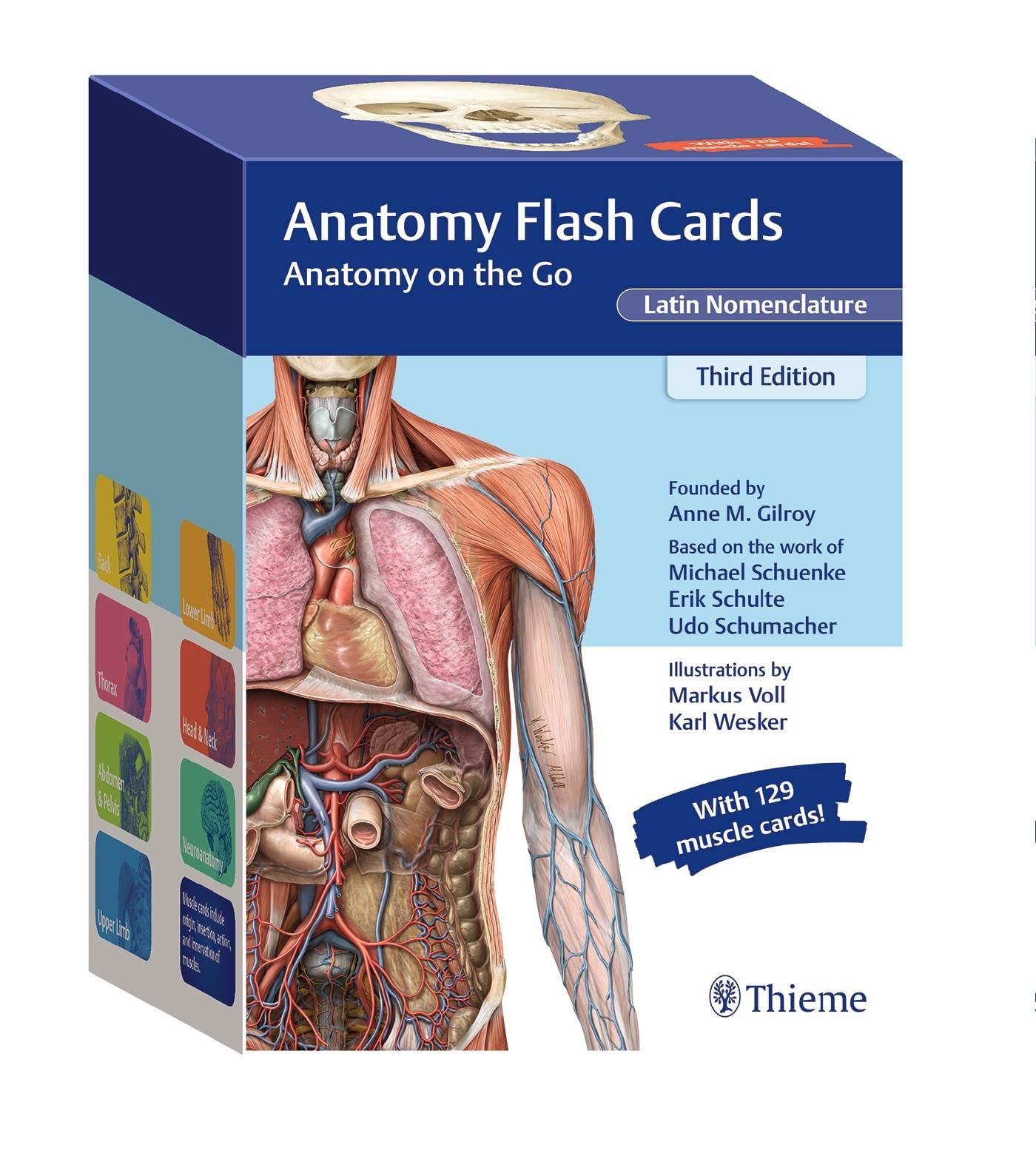 Anatomy Flash Cards, Latin Nomenclature: Anatomy on the Go Medicine