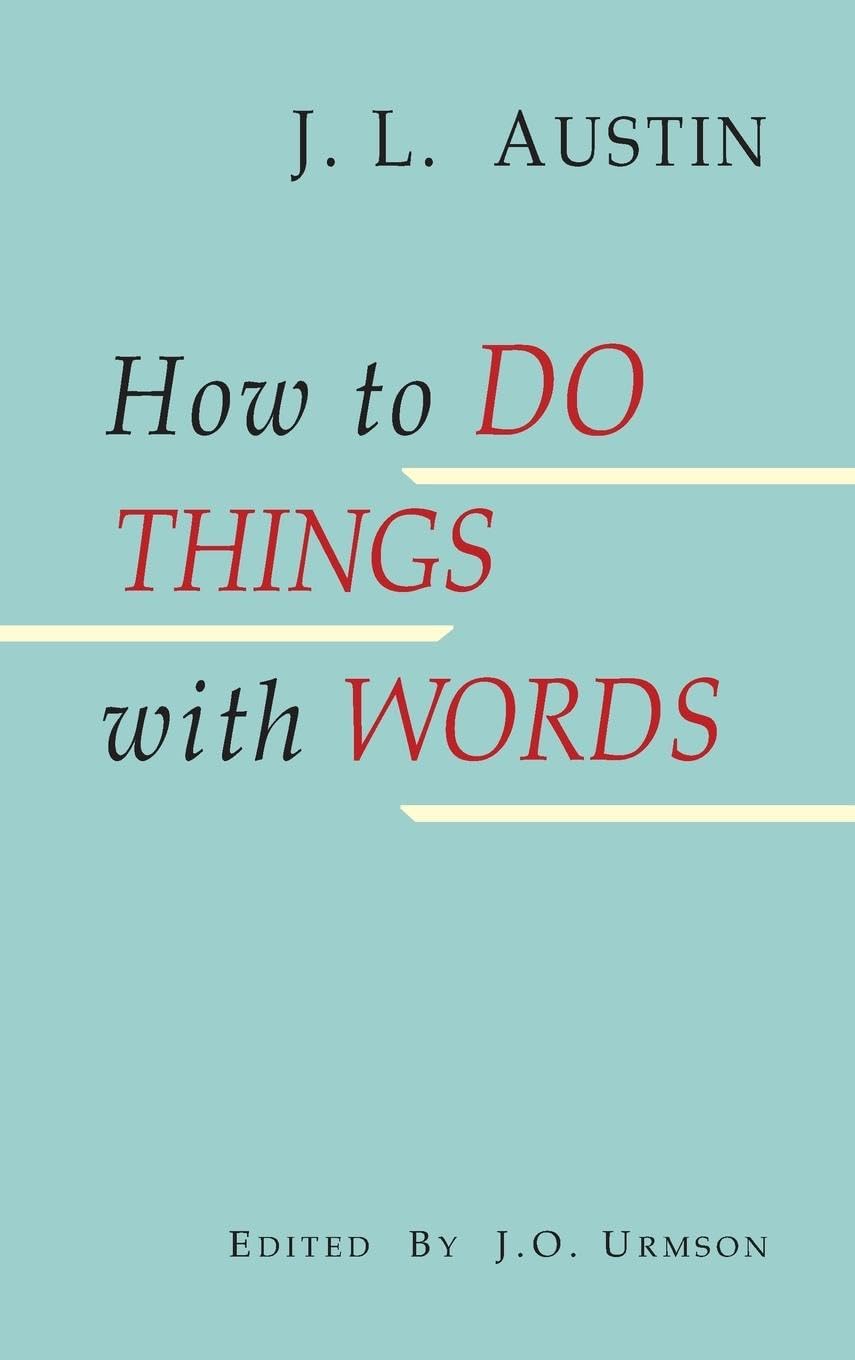 Product Image: How to Do Things with Words