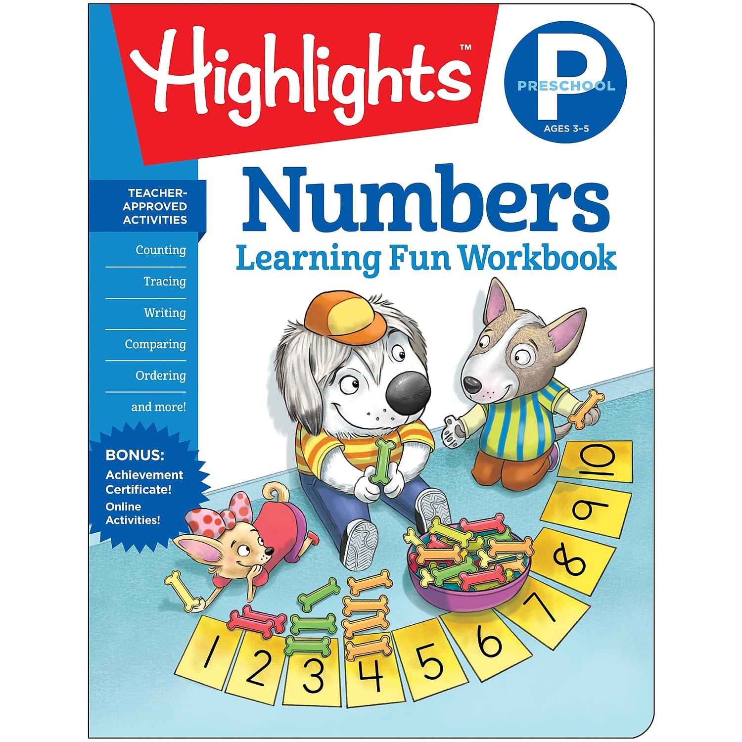 Preschool Numbers: Highlights Hidden Pictures (Highlights Learning Fun Workbooks) Non-fiction