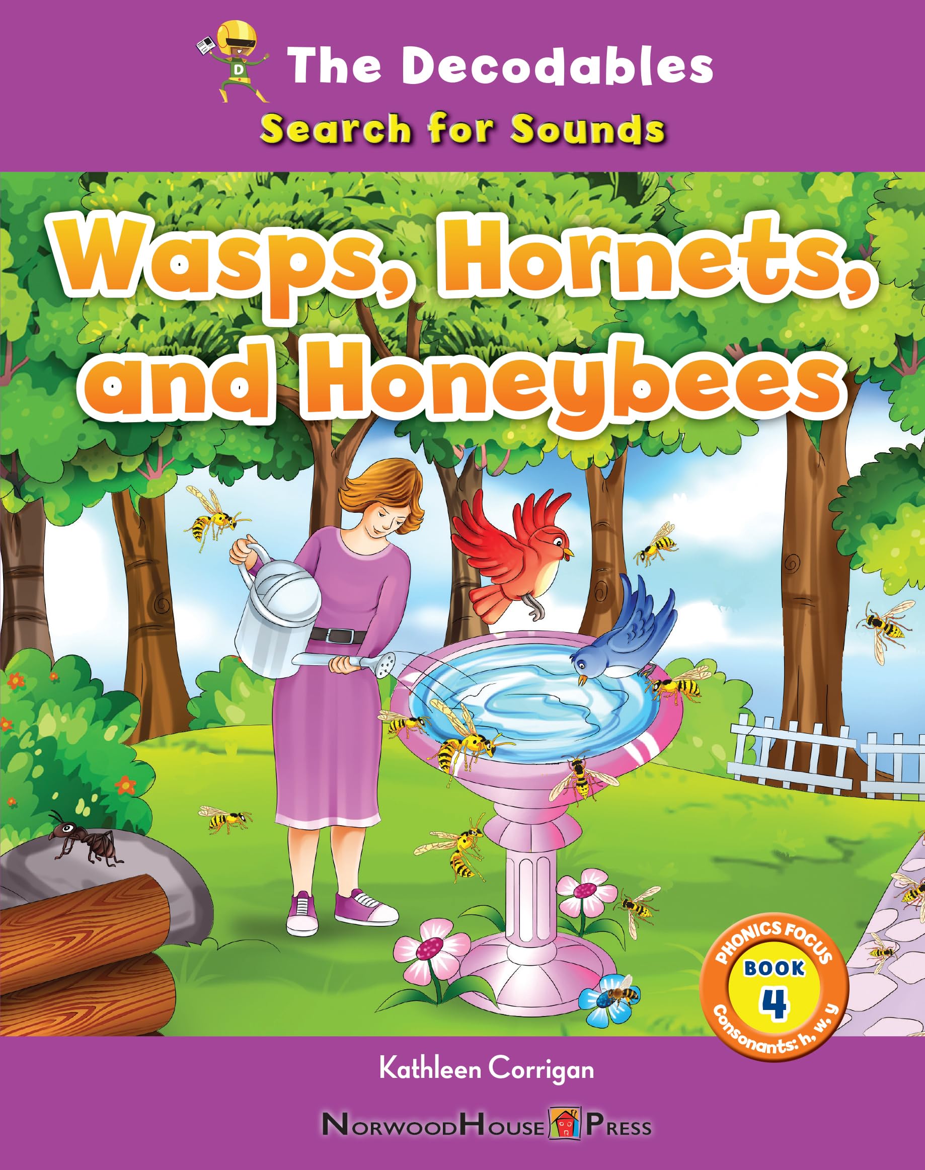 Wasps, Hornets, and Honey Bees (Decodables: Phonics Focus Book 4, 4) Non-fiction