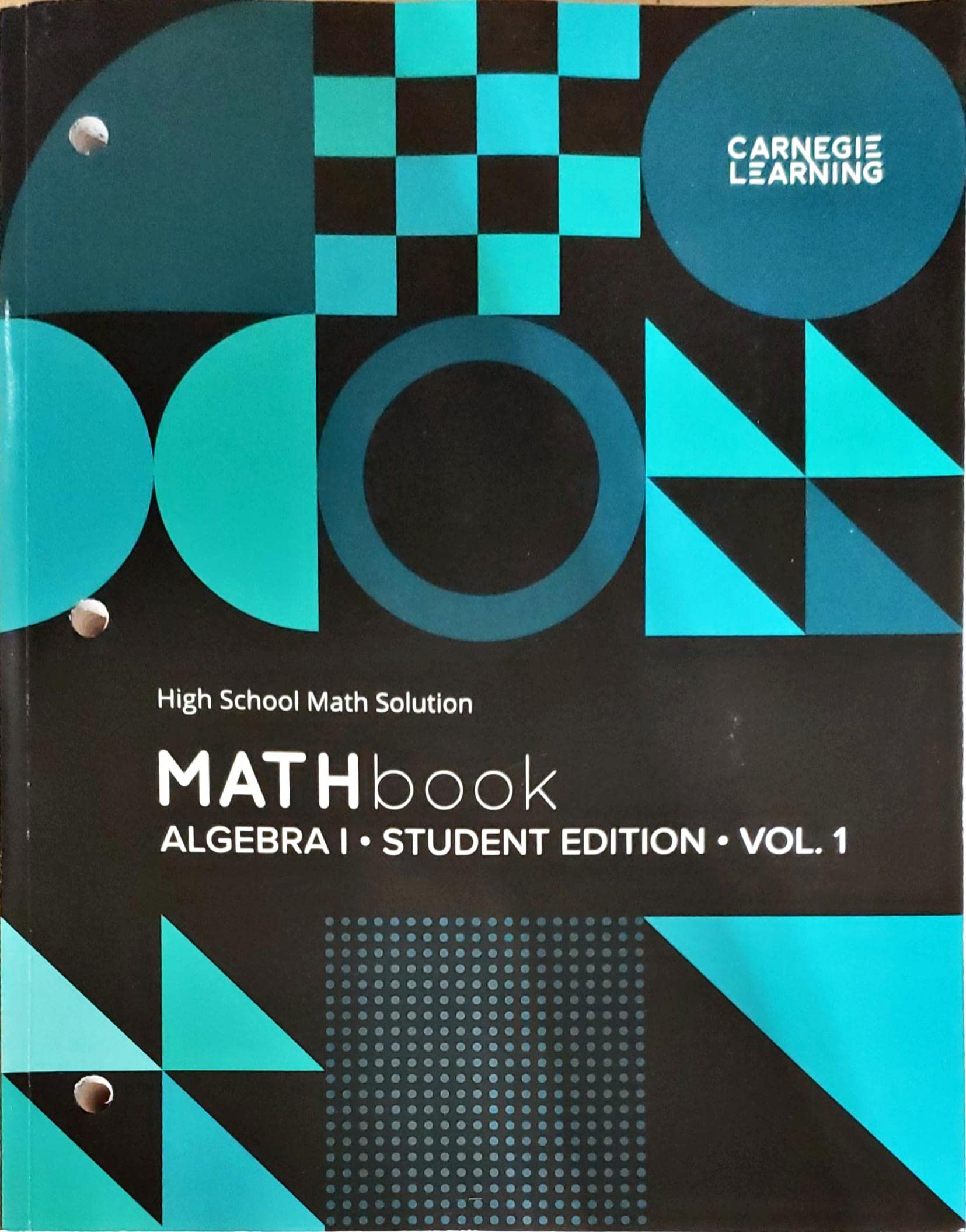 MATHbook, Algebra I, Volume 1, Fourth Edition, High School Math Solution, Student Edition, c.2022, 9781684597420, 1684597420 Books