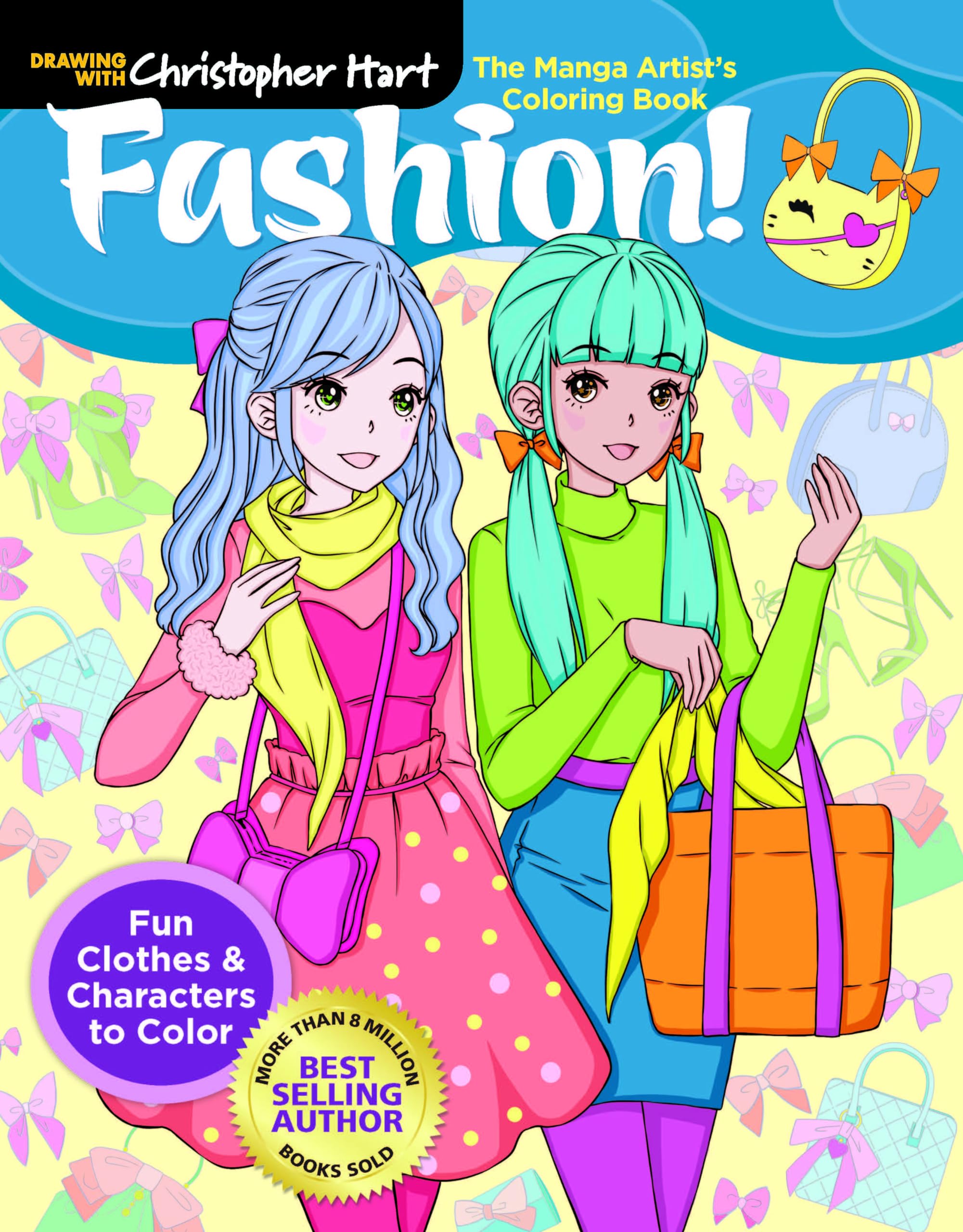 The Manga Artist's Coloring Book - Fashion!: Fun Clothes & Characters to Color Manga
