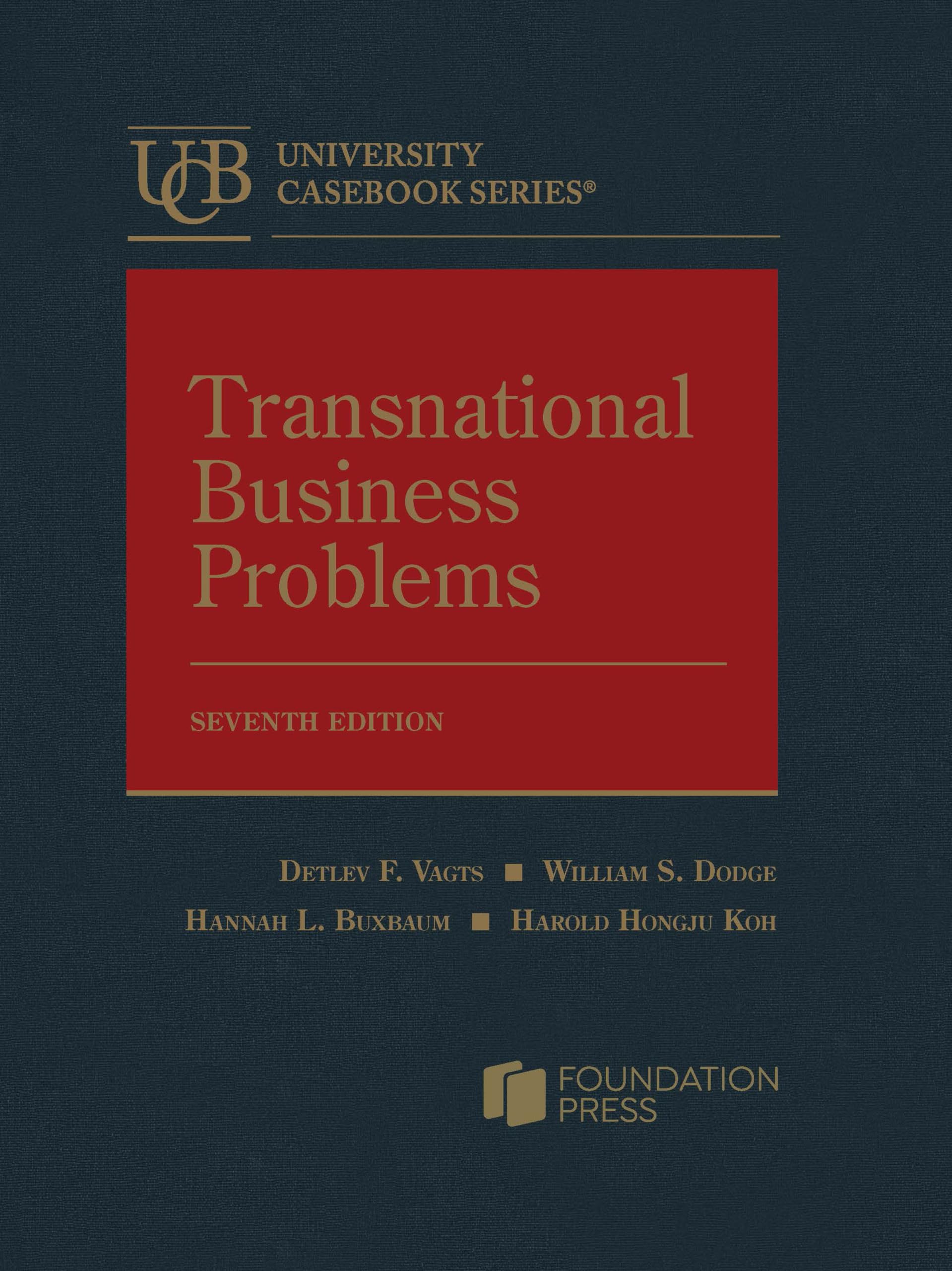 Transnational Business Problems (University Casebook Series) Law