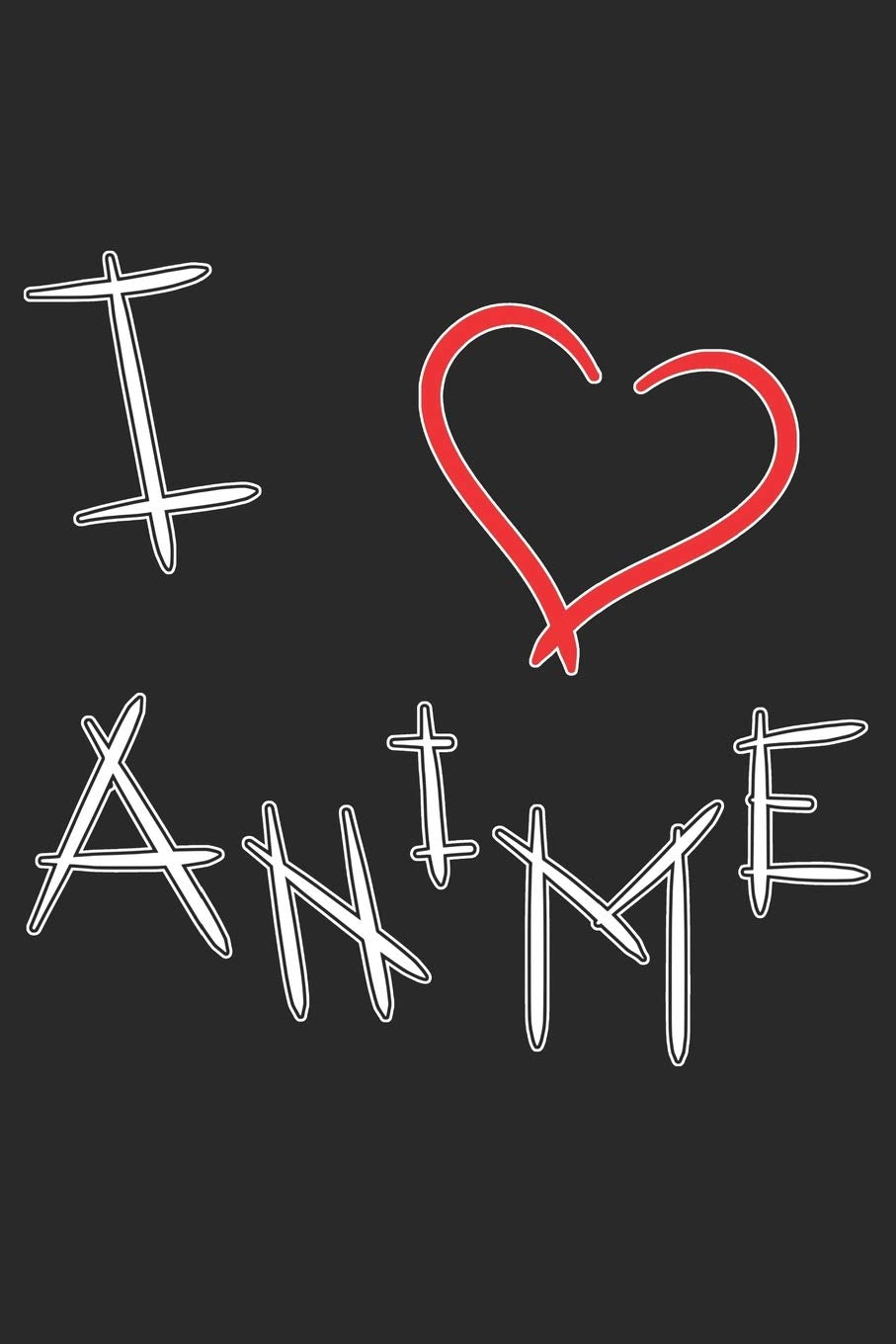 Grand Fantasy Designs - Notes: I Love Anime Herz Liebe - Monatsplaner 15,24 x 22,86 book