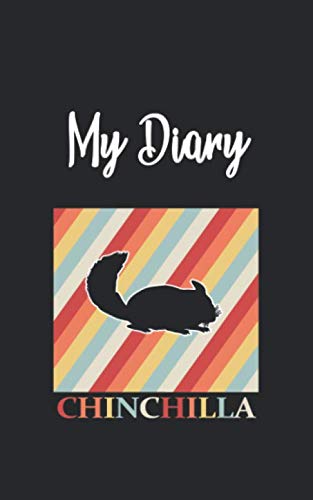 My Diary: Chinchilla Retro and Vintage Style 100 Pages Lined Non-fiction