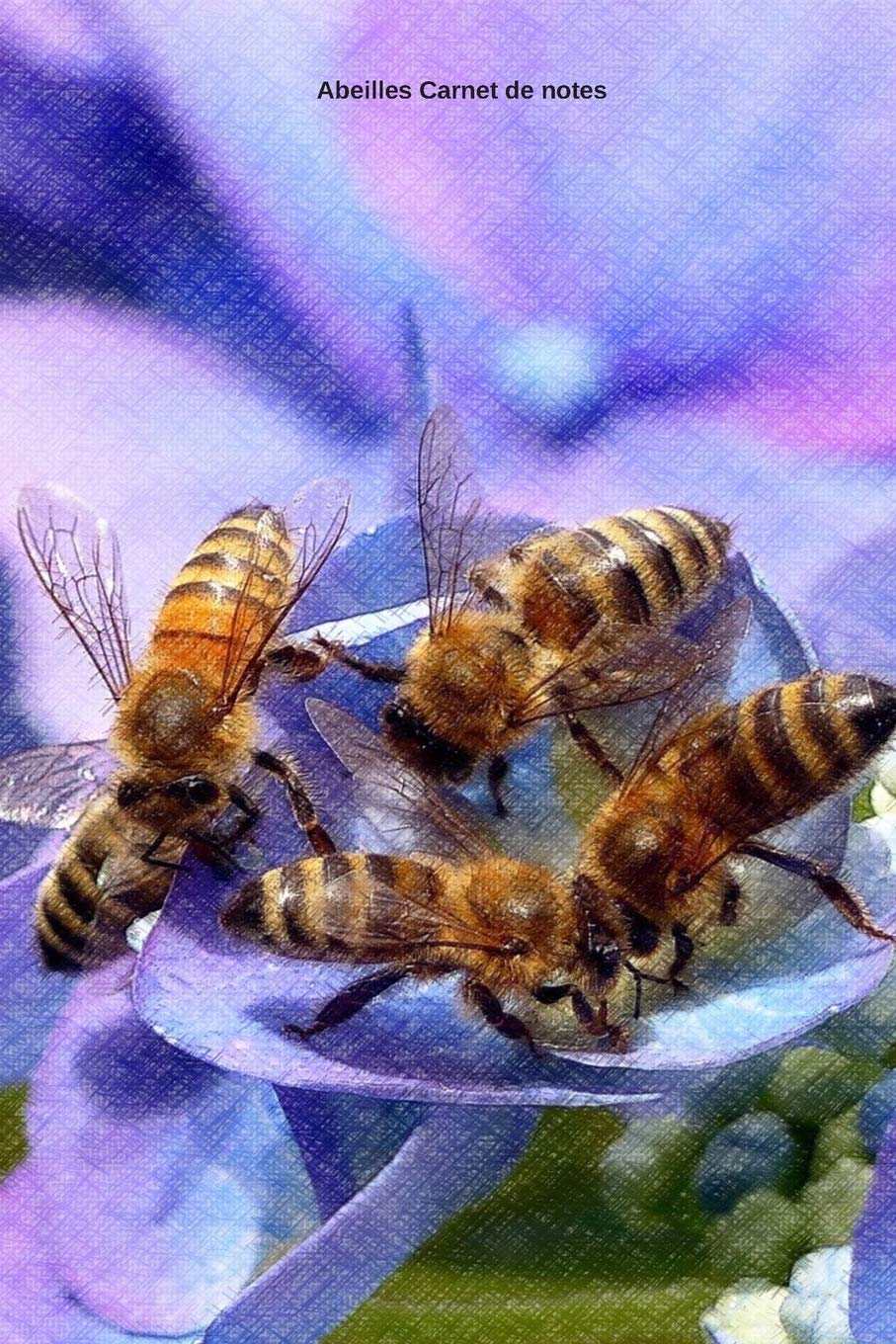 Abeilles Carnet de notes: Journal A5 ligné original de 119 pages- Une belle idée de cadeau pour les amoureux des animaux Mathematics