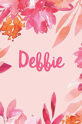 Debbie: Personalized Name Journal Writing Notebook For Girls and Women Who Love Pink Flowers Essays & Short Stories