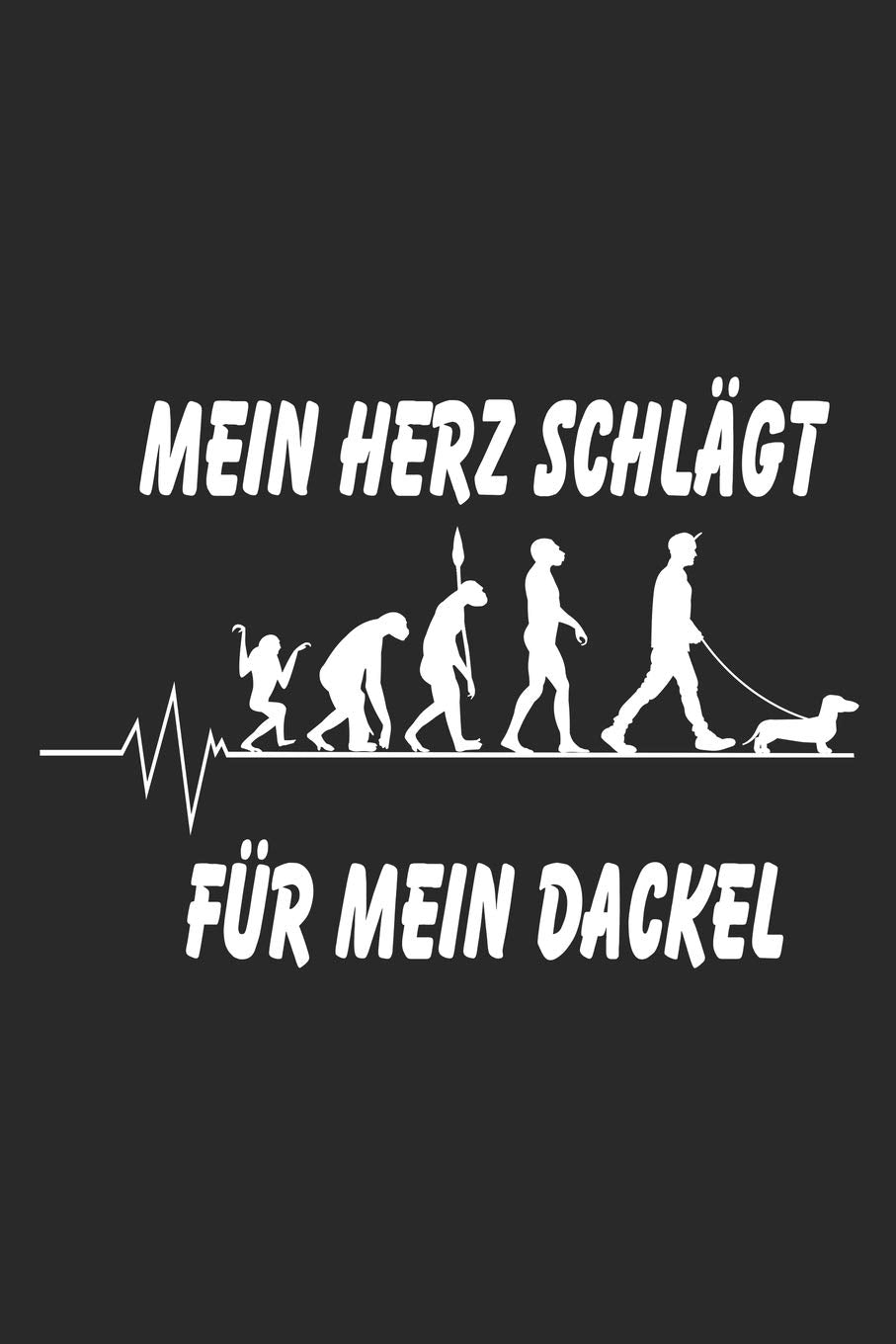 Mein Herz schlägt für mein Dackel: Notizbuch/Tagebuch/Aufgabenheft/120 Seiten/Karierte Seiten,6x9 Zoll Books