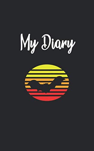My Diary: Bat Vampire Retro and Vintage Style 100 Pages Lined Non-fiction