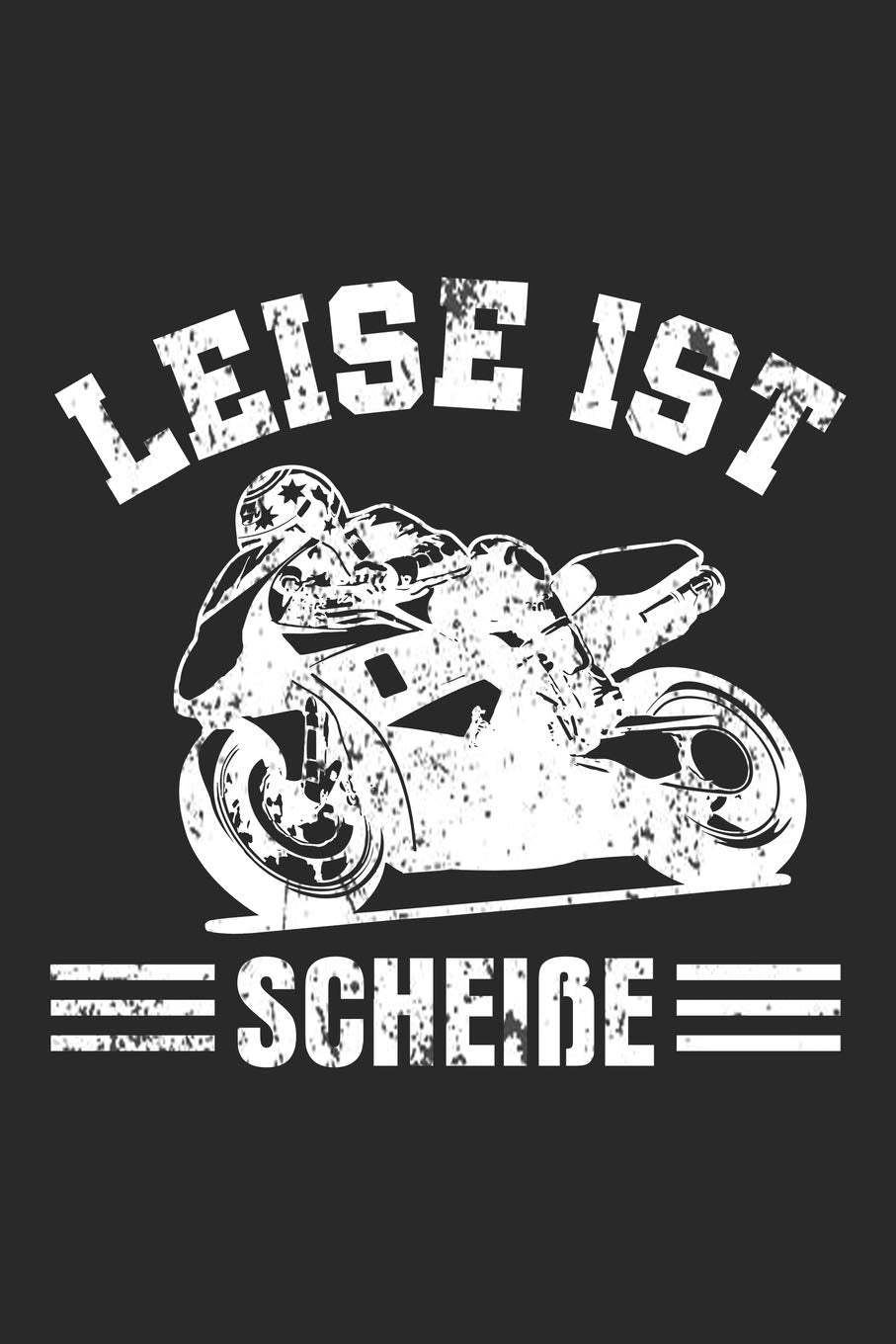 Leise ist scheiße: Notizbuch/Tagebuch/Aufgabenheft/120 Seiten/Linierte Seiten,6x9 Zoll Books
