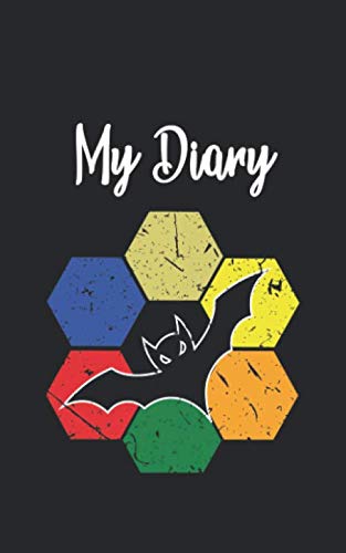 My Diary: Bat Vampire Retro and Vintage Style 100 Pages Lined Non-fiction