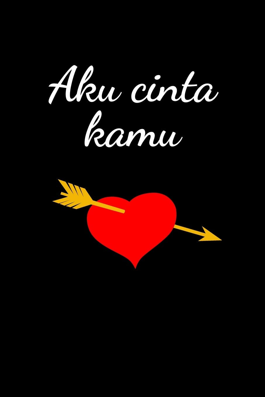 Aku cinta kamu: kariertes A5 Notizbuch als Zeichen der Liebe für einen Indonesier Books