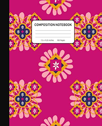 Composition Notebook: Wide Ruled Lined Paper Notebook Journal, Nifty Cover For Teens, Students for Back to School and College Writing Notes, Perfect Binding, 100 Pages (Volume 34) Reference Books