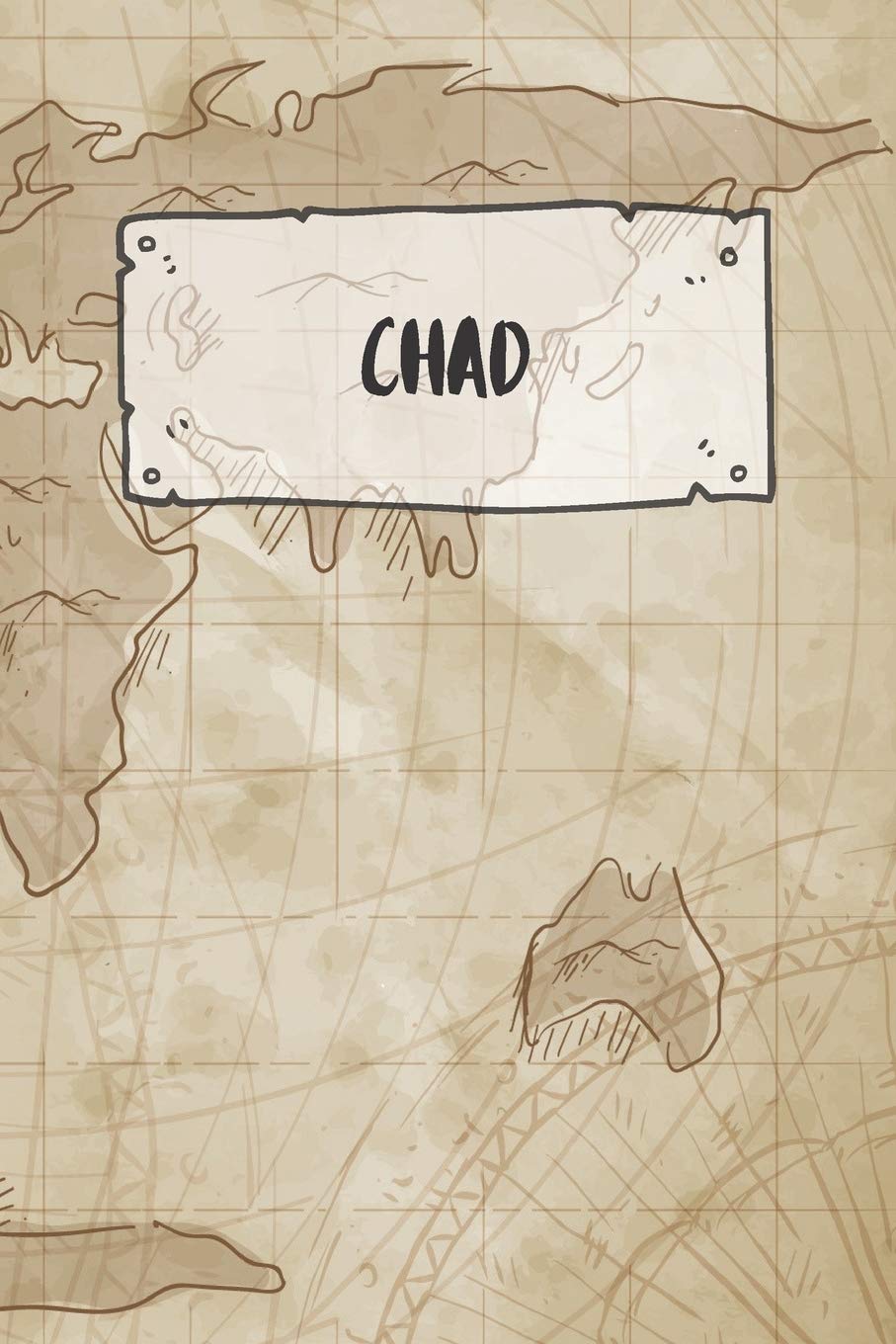 Chad: Ruled Travel Diary Notebook or Journey Journal - Lined Trip Pocketbook for Men and Women with Lines Books