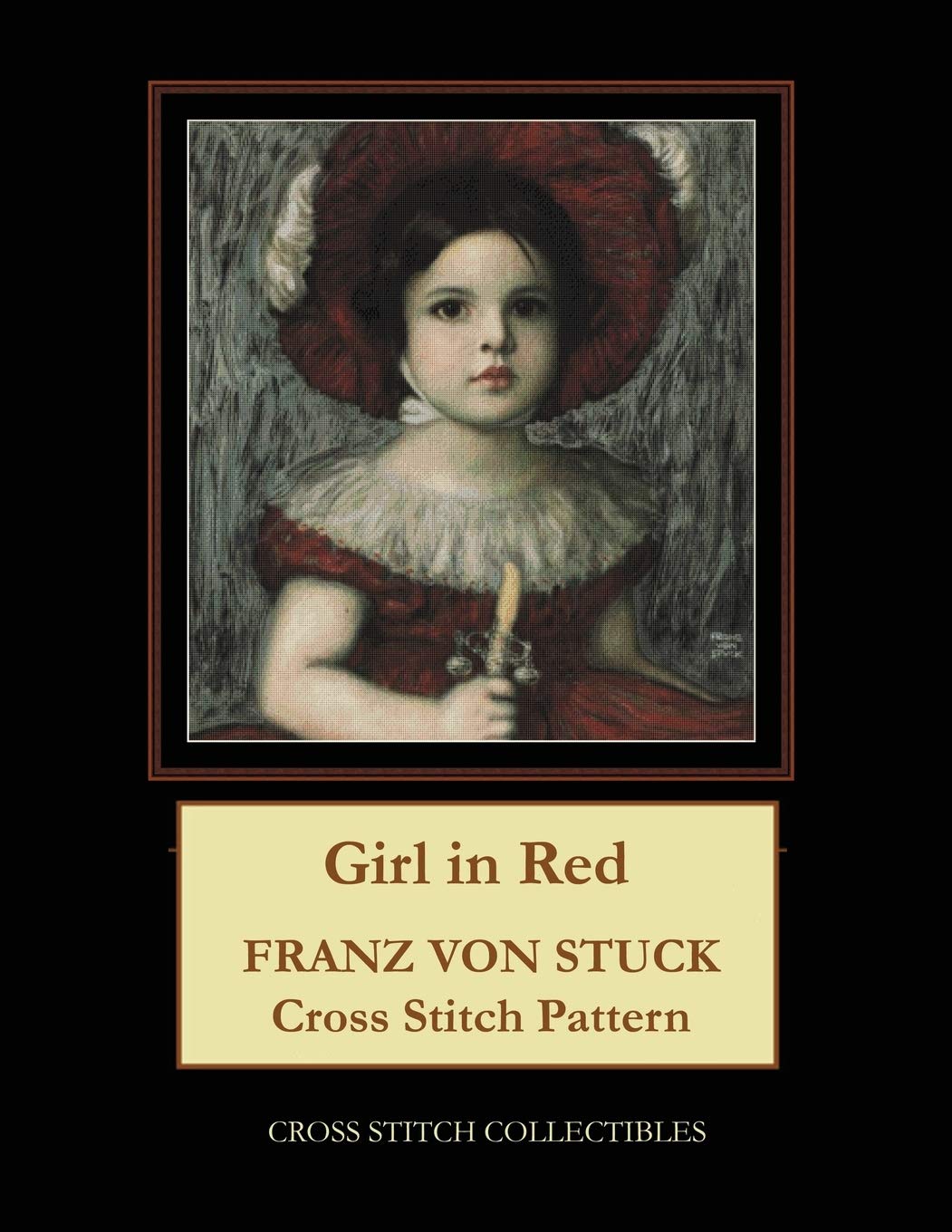 Girl in Red: Franz von Stuck Cross Stitch Pattern book