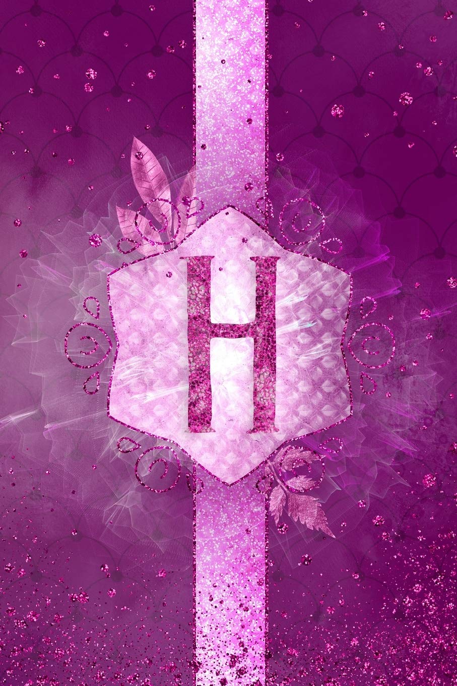 H: Ballerina Princess Letter H Monogram Lined Journal Learning & Reference