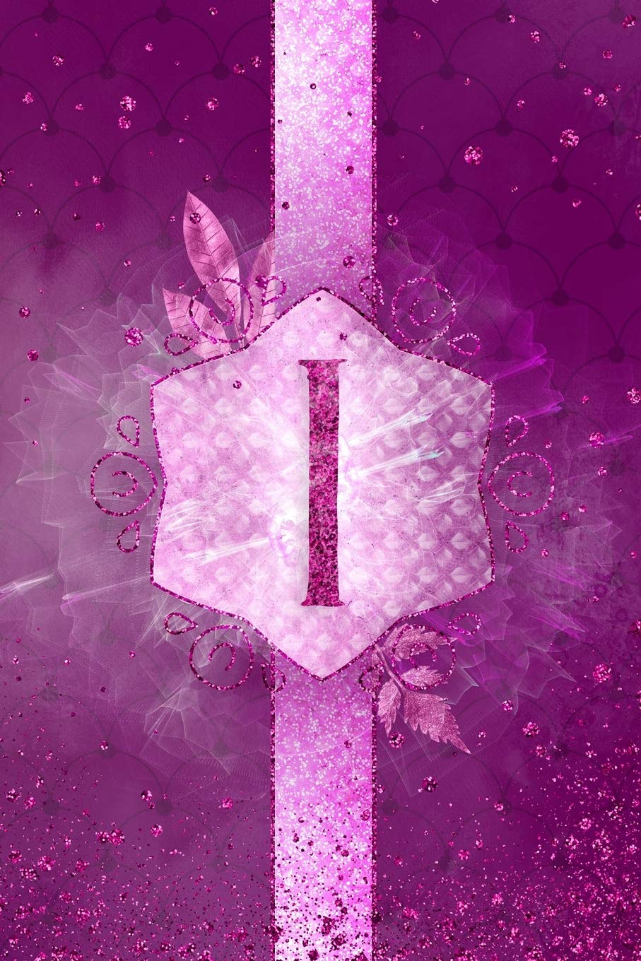 I: Ballerina Princess Letter I Monogram Lined Journal Learning & Reference