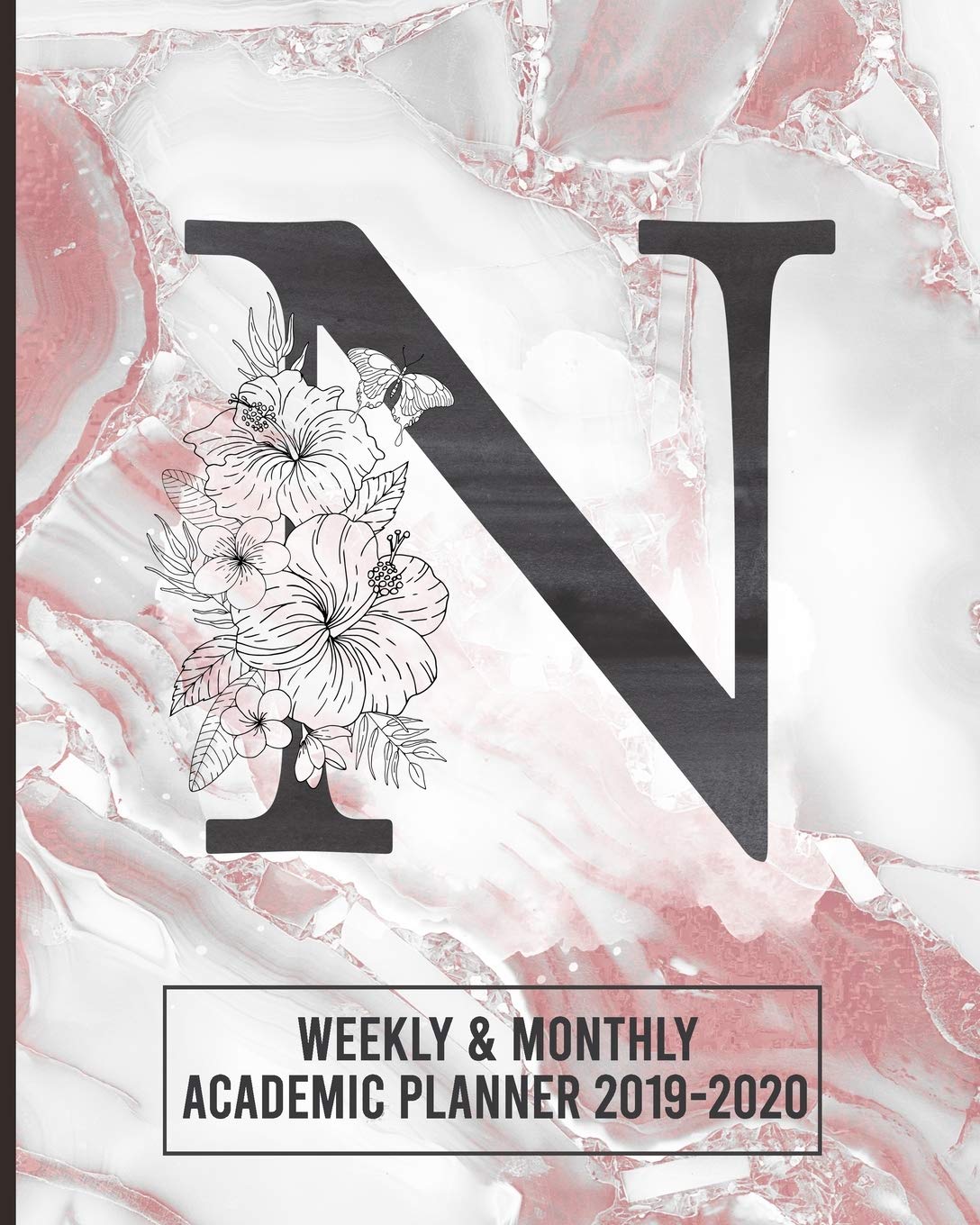 Academic Planner 2019-2020 Weekly & Monthly: Initial Letter N | Monogram Academic Agenda for Students & Teachers | August 2019 through July 2020 | Schoolwork calendar with checklists Mathematics