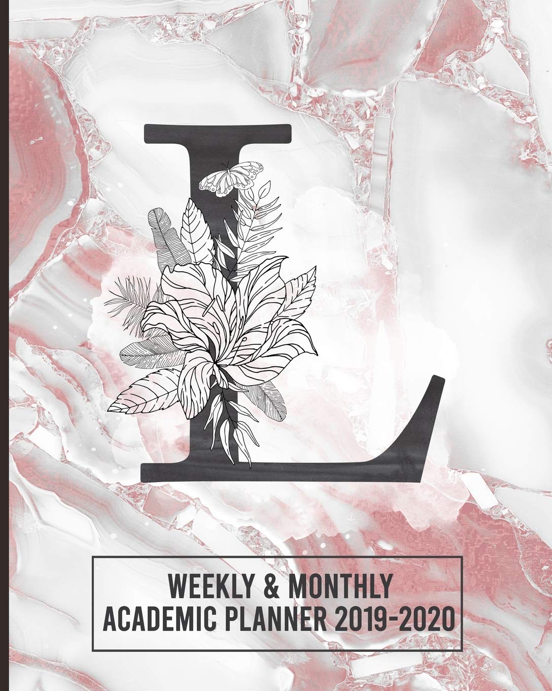 Academic Planner 2019-2020 Weekly & Monthly: Initial Letter L | Monogram Academic Agenda for Students & Teachers | August 2019 through July 2020 | Schoolwork calendar with checklists Mathematics