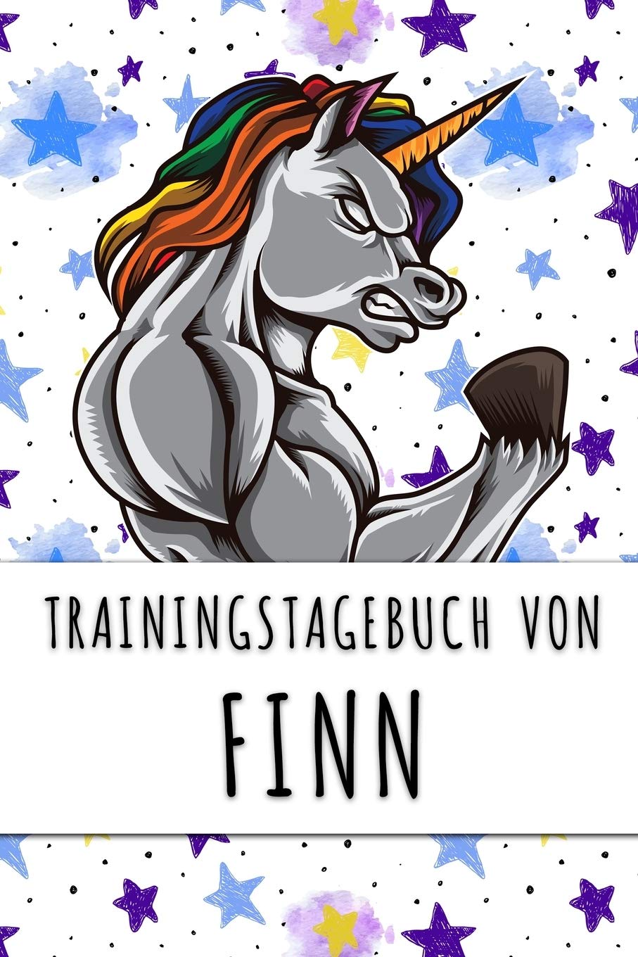 Trainingstagebuch von Finn: Personalisierter Tagesplaner für dein Fitness- und Krafttraining im Fitnessstudio oder Zuhause Books