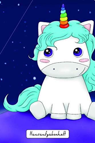 Hausaufgabenheft: Einhorn - für Teenager und Mädchen - Schülerkalender 2019/2020 - Grundschule/Schule - mit Stundenplan, Notenübersicht und Terminplaner - ca. DIN A5 - Softcover Books