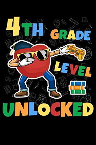 Dabbing Gamer Apple 4th Grade Level Unlocked Journal: 6*9 120 Pages College Ruled - Gamer and gaming fans and Lovers composition Blank Notebook ... school Writing in this Notebook , To do List! Books