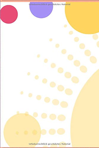 Notebook Kreise: Notizbuch (Noteboook) dot grid 6x9 Zoll 120 Seiten Books