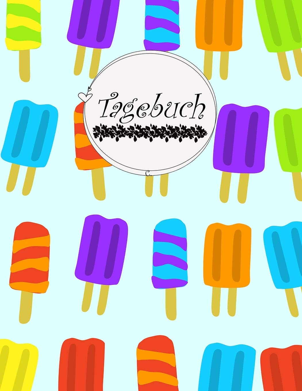 Tagebuch: Einschreibbuch für deine Gedanken (Großes Tagebuch liniert) 150 numerierte Seiten mit Softcover glänzend / Diary II Dein täglicher Begleiter - Schreibwaren @Cherieeearts Books