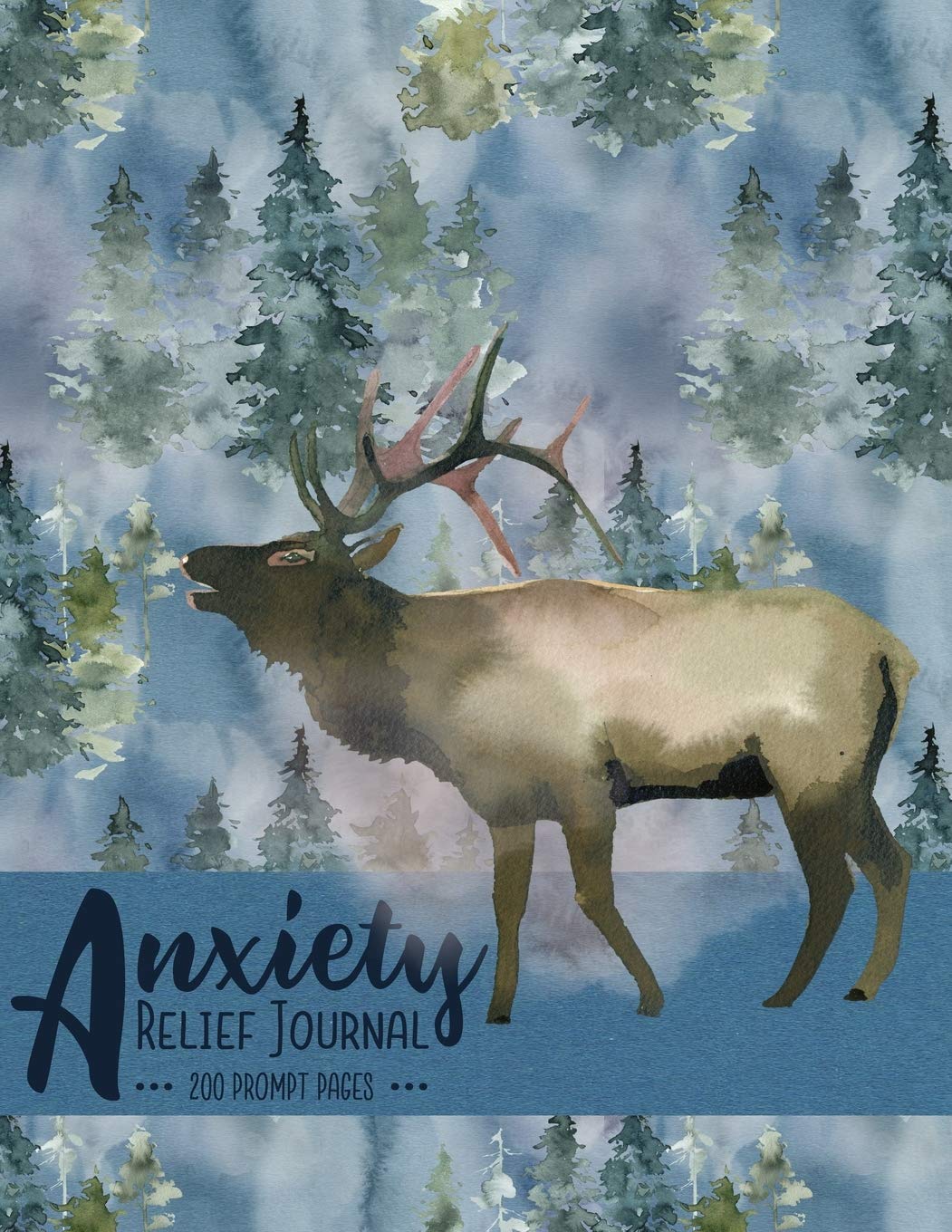 Anxiety Relief Journal 200 Prompt Pages: 8.5 x 11 Anxiety & Stress Workbook With 200 Prompt Pages For Writing Essays & Short Stories
