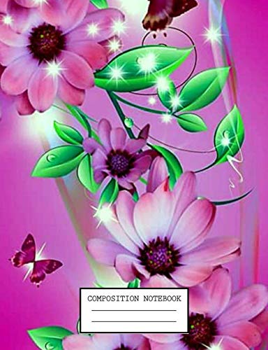 Composition Notebook: Cute Marble College Ruled Journal with lined Paper for Taking Notes, Writing Workbook for Students, Teachers Books