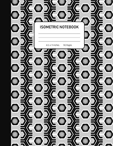 Isometric Notebook: Isometric Graph Paper Book, Isometric Reticle Paper 1/4 Inch Equilateral Triangle, 3D Drawing Paper, Perfect Binding, 110 Pages (8.5"x11"), (Volume 31) Business, Finance & Career