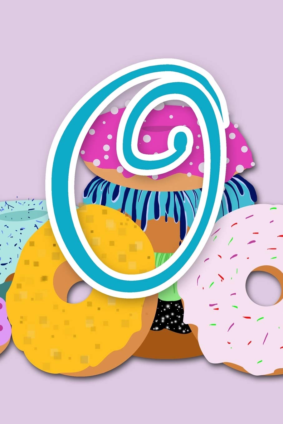 O: Purple Donut Initial Journal for Women, Girls and Teens | ADORABLY UPGRADED INTERIOR INCLUDES DECORATIVE LINED PAGES Cooking & Enjoying