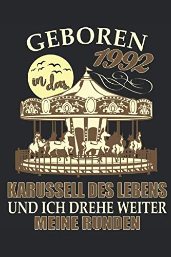 Geboren 1992 in das Karussell des Lebens: 27. Geburtstag: Ein Notizbuch oder Album mit Platz auf 120 punktierten Seiten zum Reinschreiben von ... Sprüchen, Gedichten, Fotos, Zeichnungen Parents & Children