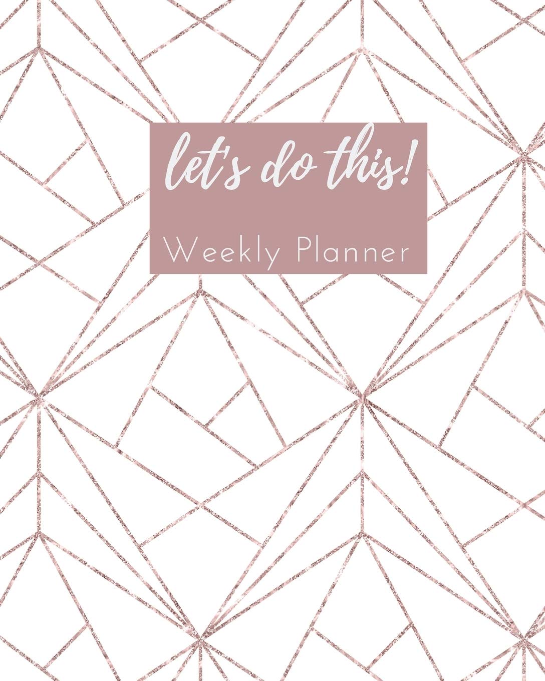 Let's Do This Weekly Planner: A simple planner with a vertical layout for women Study Guides
