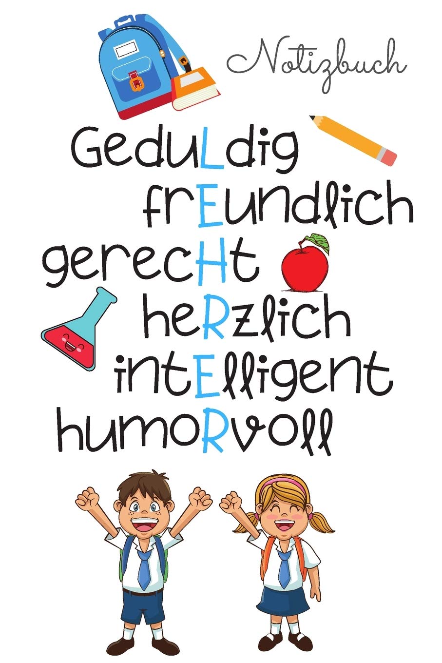 Notizbuch Lehrer: Das 120 Seiten linierte süße Notizbuch ca. A5 Format. Perfektes Abschiedsgeschenk vom Lieblingslehrer oder Lieblingslehrer bzw. Klassenvorstand. Learning & Reference