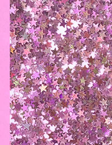 Shine Like the Stars Composition Notebook - College Ruled - Pink, 8.5 x 11 inches Books