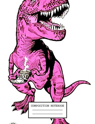 Composition Notebook: Dinosaur Cute Drawing Photo Art Soft Glossy Wide Ruled Journal with Ruled Lined Paper for Taking Notes Writing Workbook for ... Gifts for Birthday Christmas Dinosaur Lovers Books
