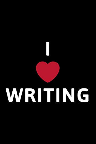 I love writing: I love writing; 6" x 9", lined journal, blank book notebook, 120 pages for writing notes Hobbies & Crafts