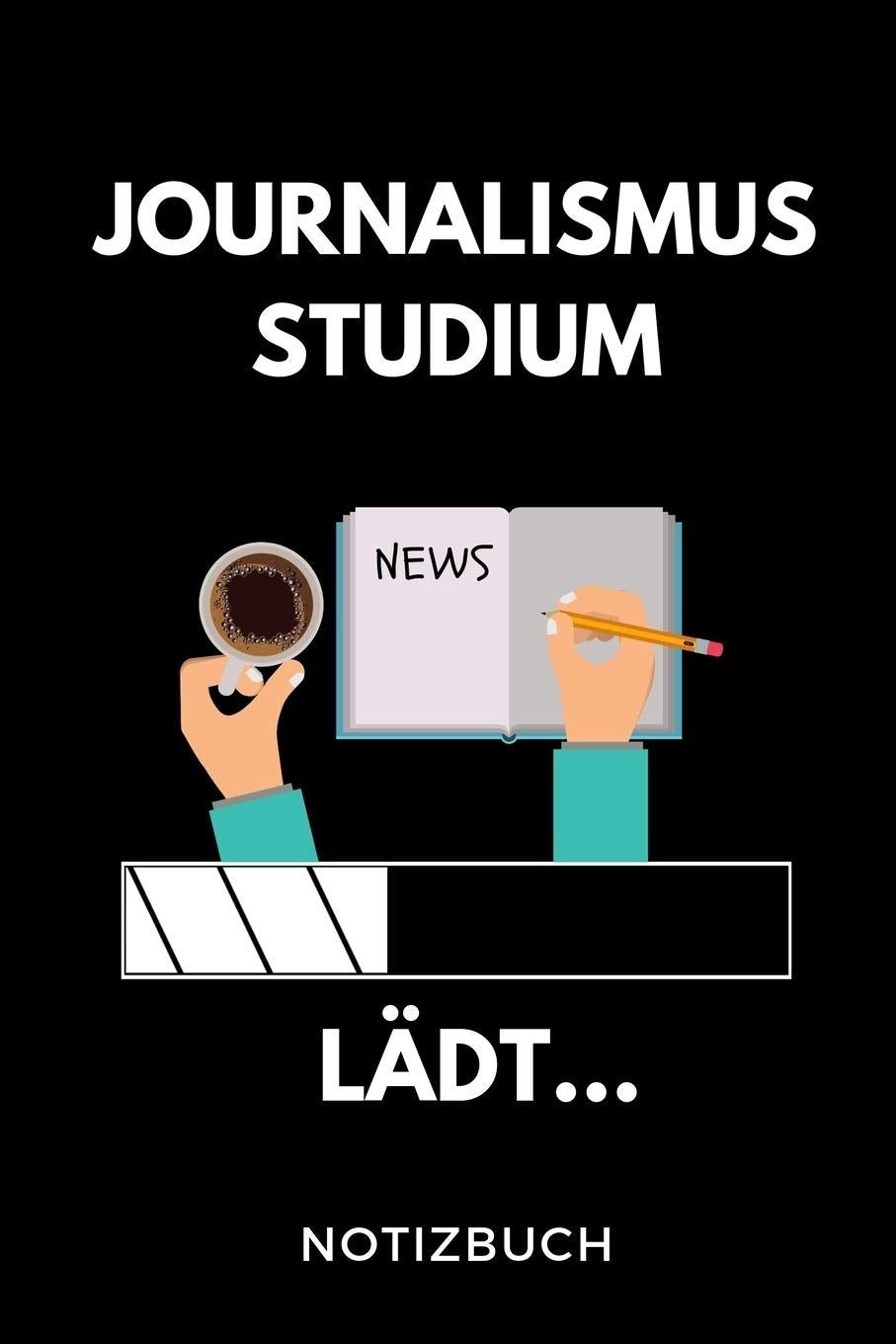 JOURNALISMUS STUDIUM LÄDT... NOTIZBUCH: A5 Geschenkbuch KARIERT zum dualen Studium | Notizbuch für duale Studenten | witziger Spruch zum Abitur | ... | Erstes Semester | Pruefung | Geburtstag Business & Technology