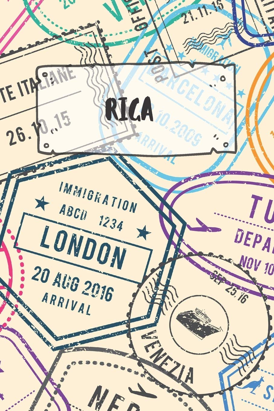 Riga: Ruled Travel Diary Notebook or Journey Journal - Lined Trip Pocketbook for Men and Women with Lines Books