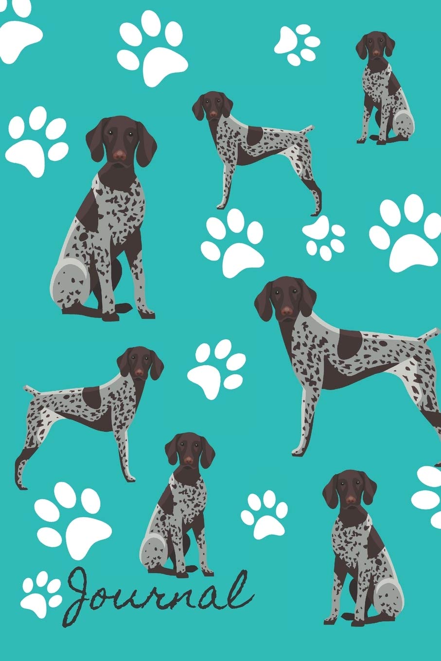 Journal: Journal Lined Blank Paper Diary German Shorthair Pointer Dog Pets