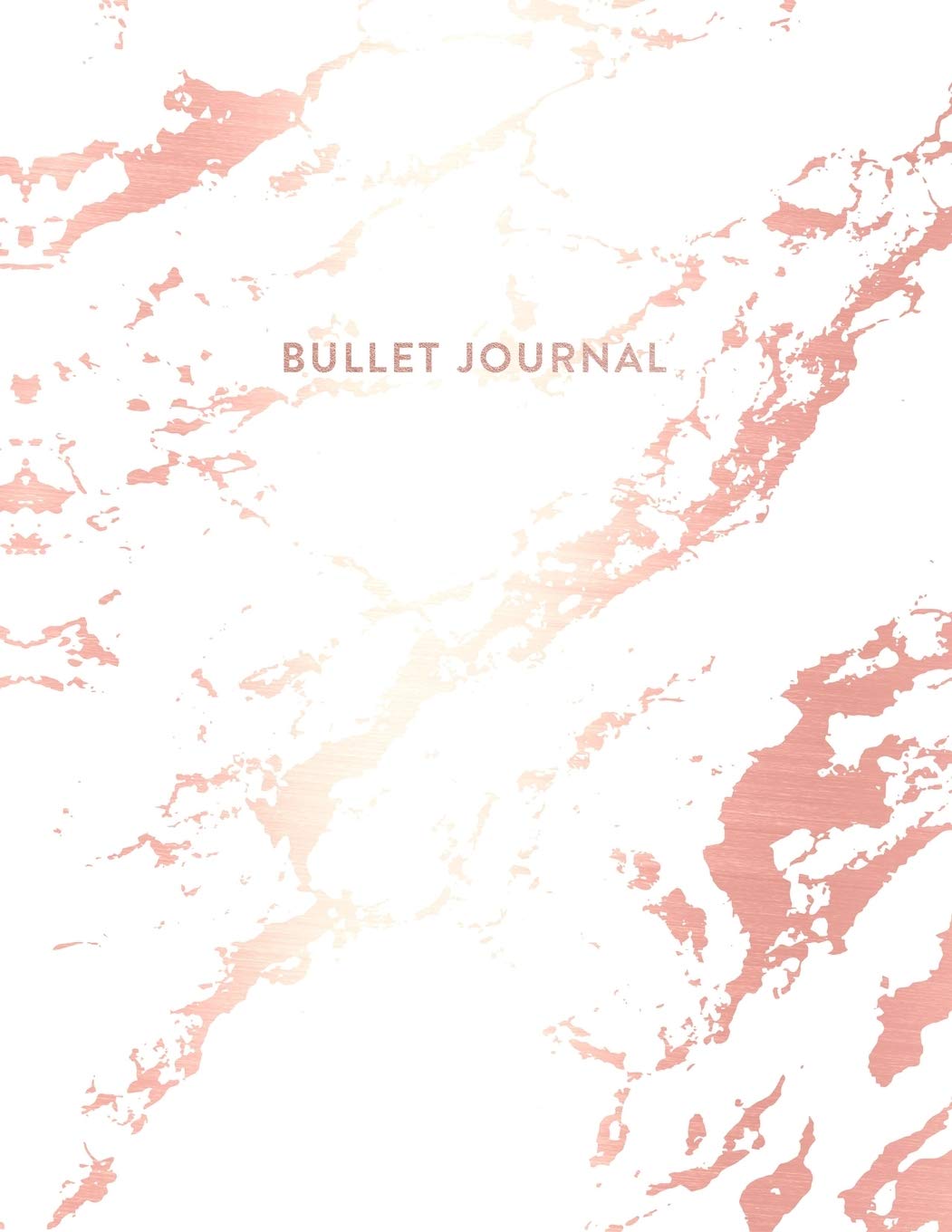 Bullet Journal: Trendy White Marble and Rose Gold | 8.5 x 11 - 100 pages | Dot Grid Bullet Journal Notebook, Gift for Women and Teen Girls ( Cute Notebook for Girls ) Film, Art & Culture