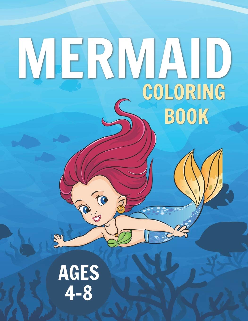 Mermaid Coloring Book: Mermaid Activity Books for Girls 4-8 Manga