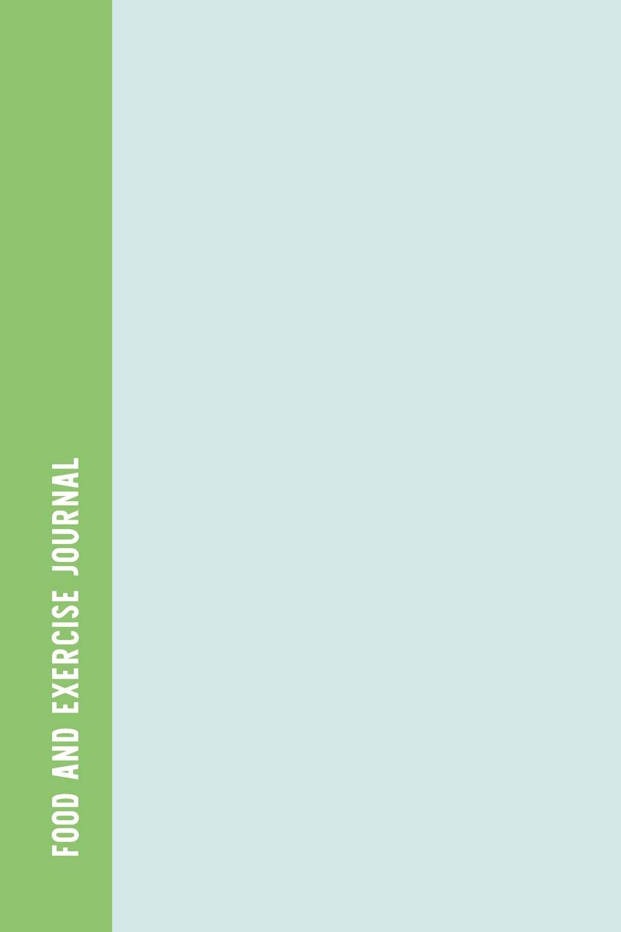 Food and Exercise Journal: Weekly Wellness Log and Tracker with Cute Blue and Green Cover Design Health, Nutrition & Fitness