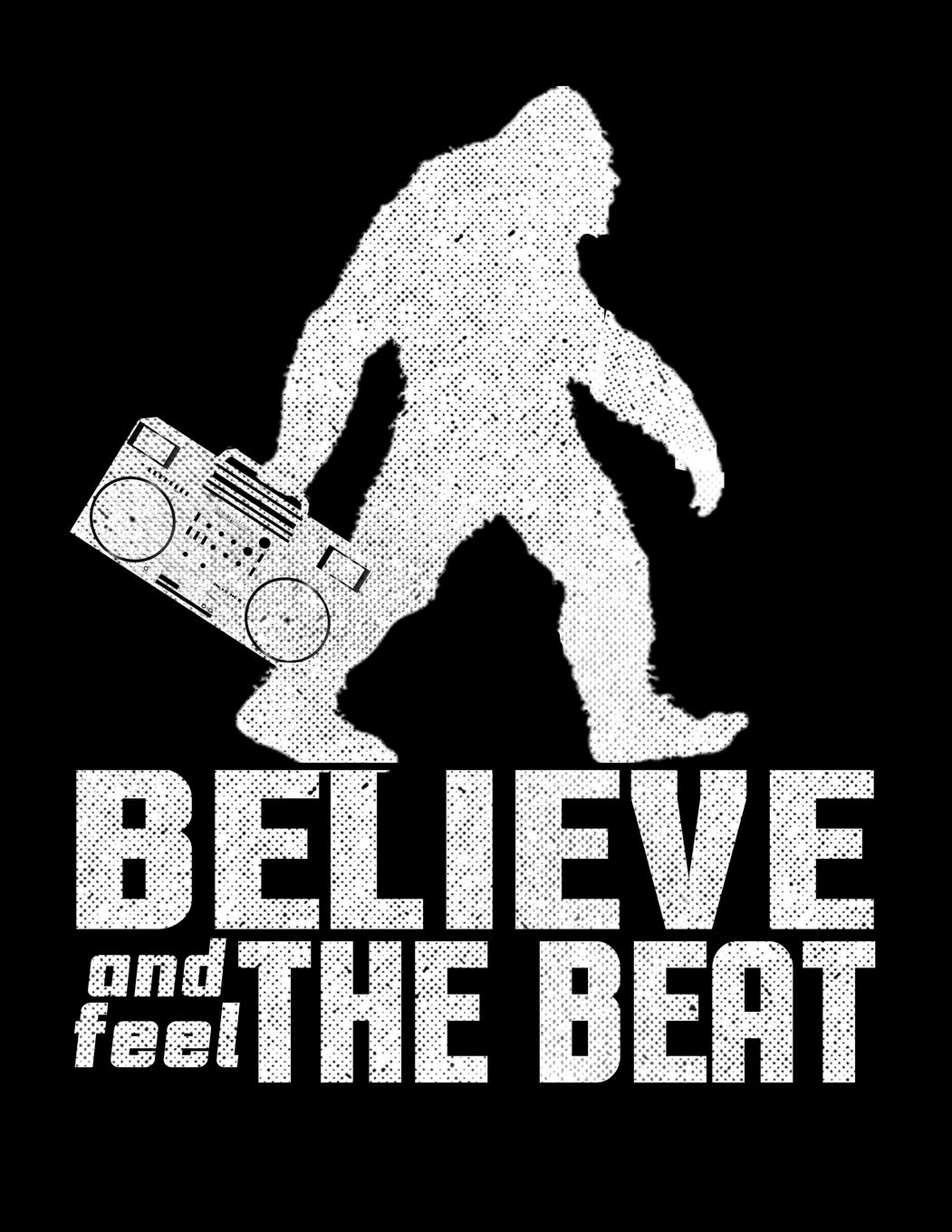 Believe And Feel The Beat: Dot Grid Notebook, Dotted Journal Pages For Notes, Bullet Planner Or Organizer For Bigfoot And Boom Box Music Lovers And Retro Music Fans (8.5 x 11; 120 Pages) Study Guides