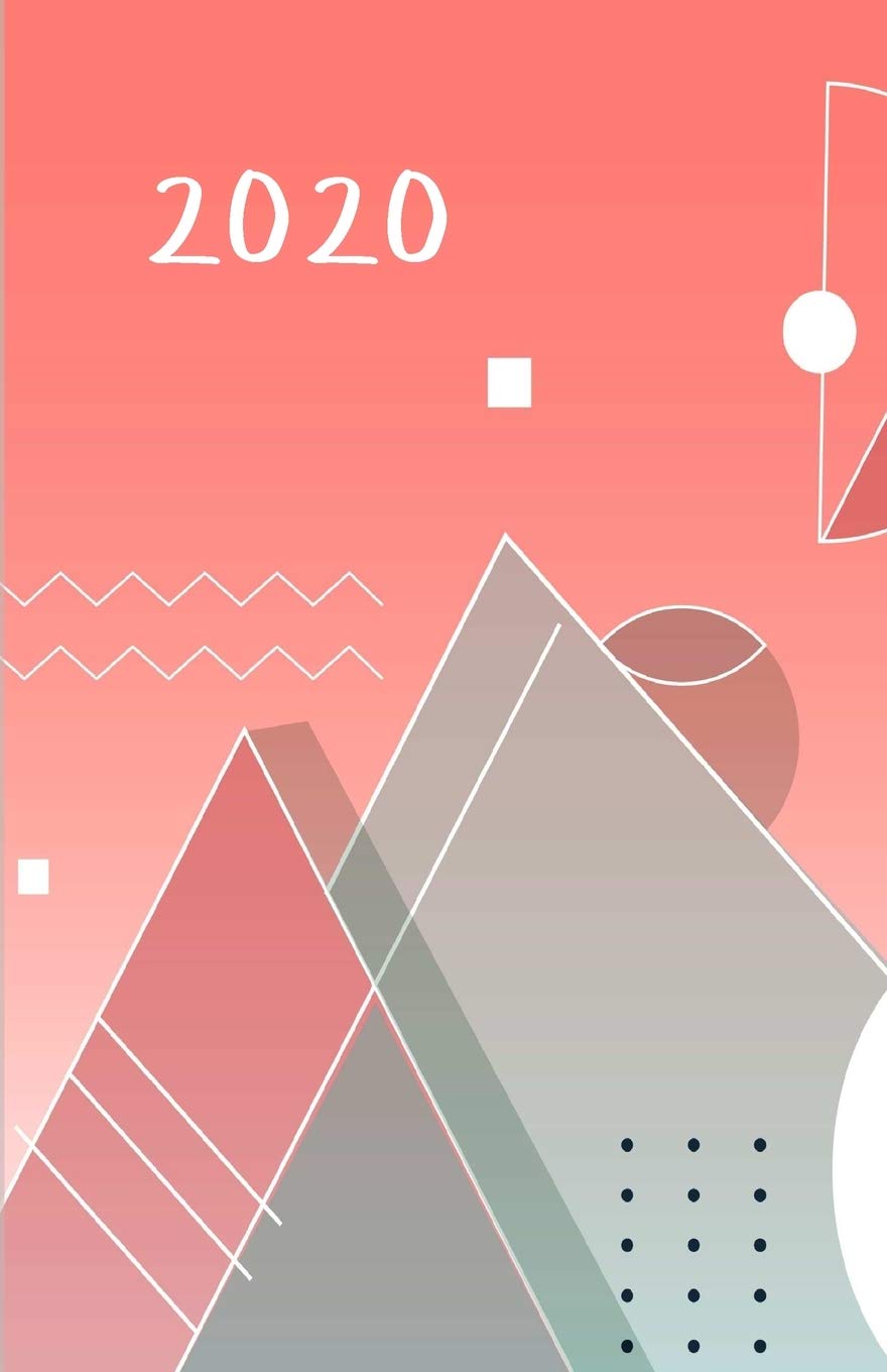 2020: Monthly and weekly all in one planner with calendar, schedule, assignments, 2021 future plans and more. Monday start week. Fits in purse. 8.5" x ... simple geometric shapes. Soft matte cover). Business, Finance & Career