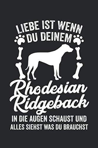 Rhodesian Ridgeback: Notizbuch/Tagebuch/Aufgabenbuch/120 Seiten/Karierte Seiten, 6x9 Zoll Books
